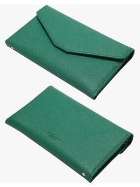 Zoppen Multi-Purpose RFID Blocking Passport Holder Travel Wallet Dark Green